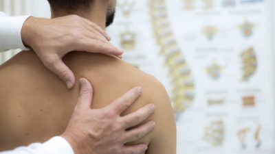 Degenerative Disc Disease in male physical therpy patient